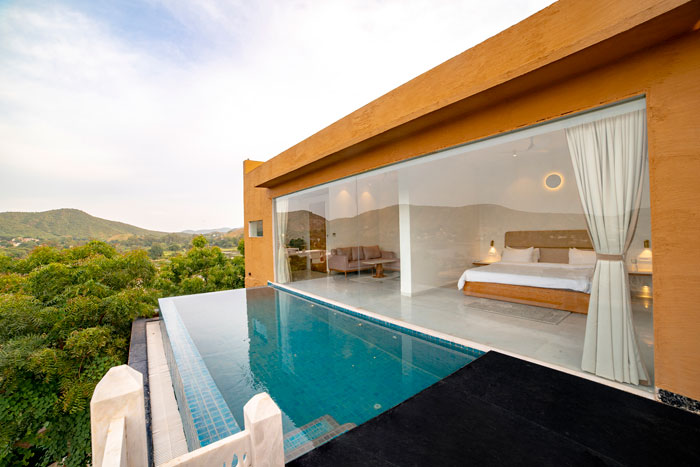 Private pool villa for couple